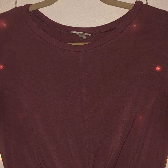 light pink twisted crop top - Picture 1 of 2
